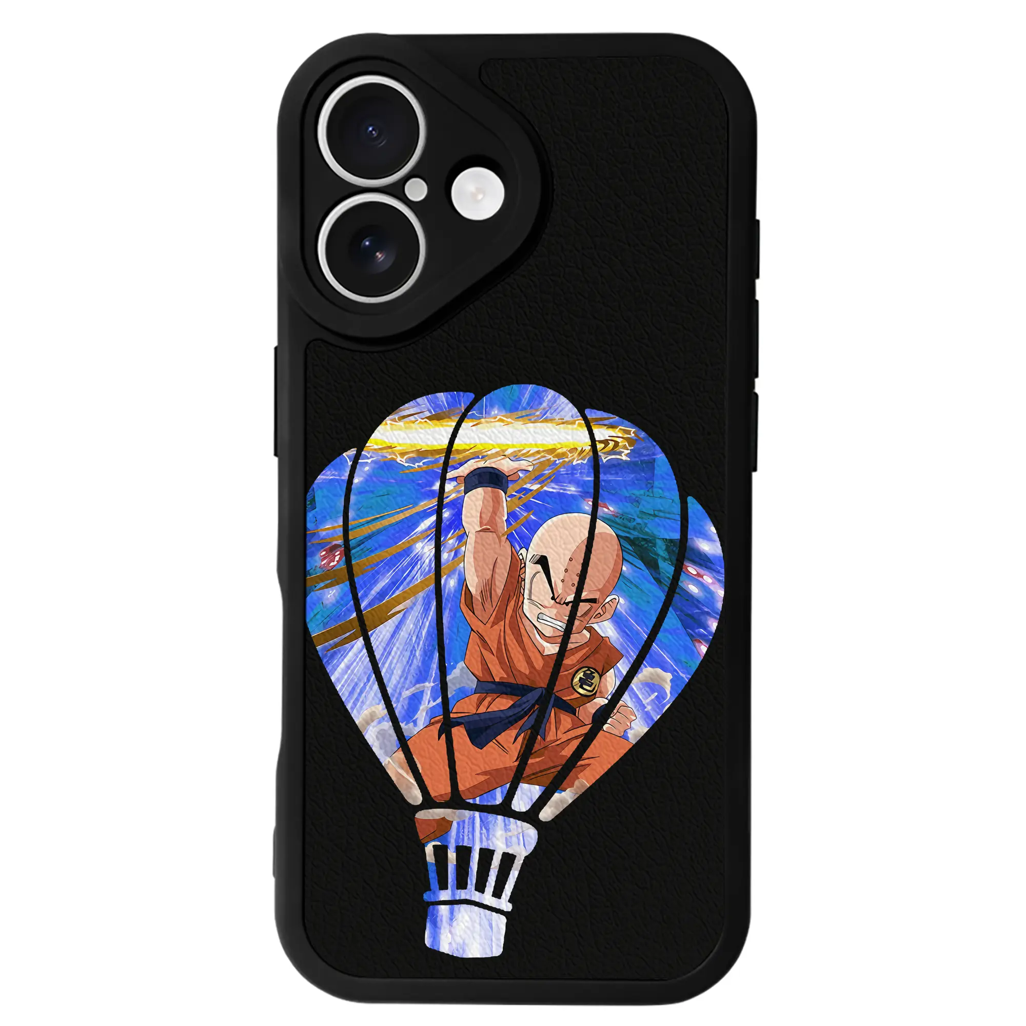 ドラゴンボール グッズクリリン - IPhone 16シリーズ対応 ・ シリコンスマホケース ・ レザー調 ・ 高精度フィット ・ 耐衝撃 ・ ワイヤレス充電対応 ・ 精密カット